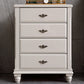 17.5 "W Moderne opbergkast Dressoir Witte rubberen hout opbergkast met laden
