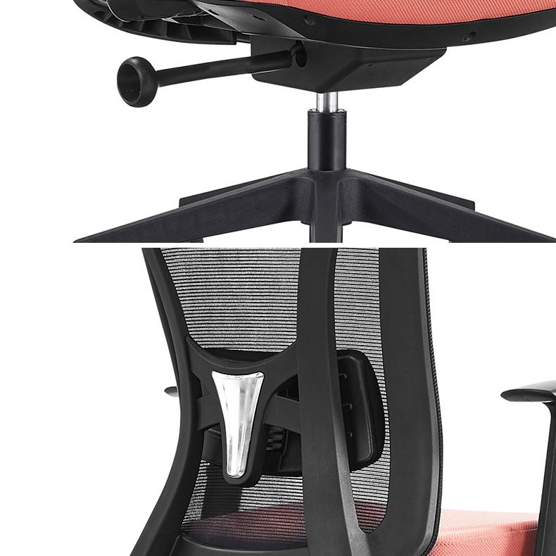 Modern Desk Chair High Back Swivel with Wheels Ergonomic Office Chair Clearhalo 'furn' 'furn_office_chair' 'Furniture' 'Office Chairs' 'Office Furniture' 'office_chair' 1200x1200_04d06113-0853-4377-b026-7ddd89cd882f