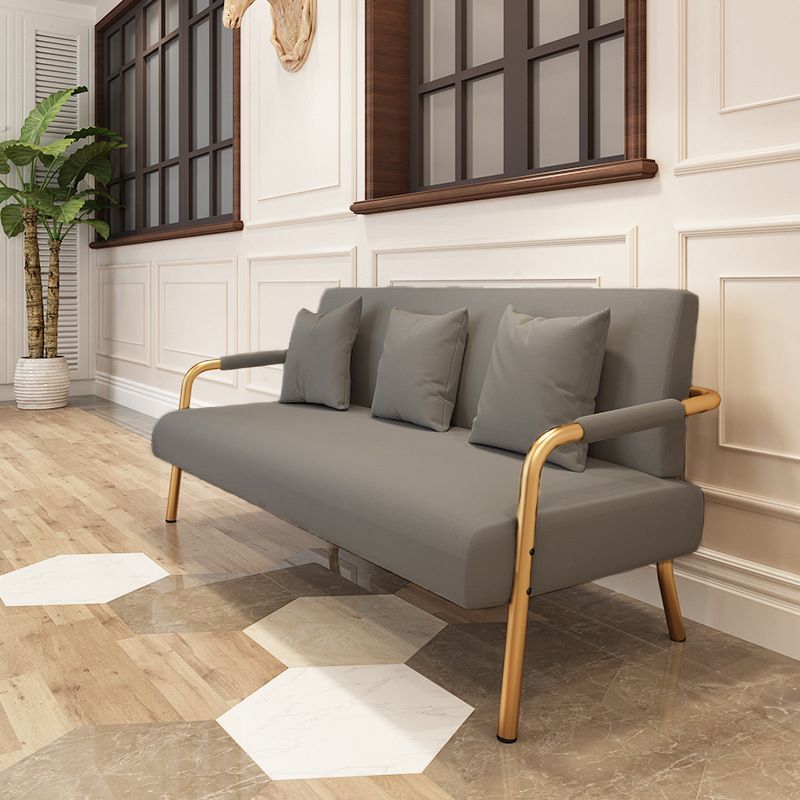 Modern Macaroon Velvet Sofa Tuxedo Arm Standard Tight Back Sofa Clearhalo 'furn' 'furn_sofas' 'Furniture' 'furniture_sofas' 'kitchen' 'kitchen_sofas' 'Living Room Furniture' 'Sofa' 'sofas' 1200x1200_04d08c8c-376d-401d-a5a6-9efcea03bcef