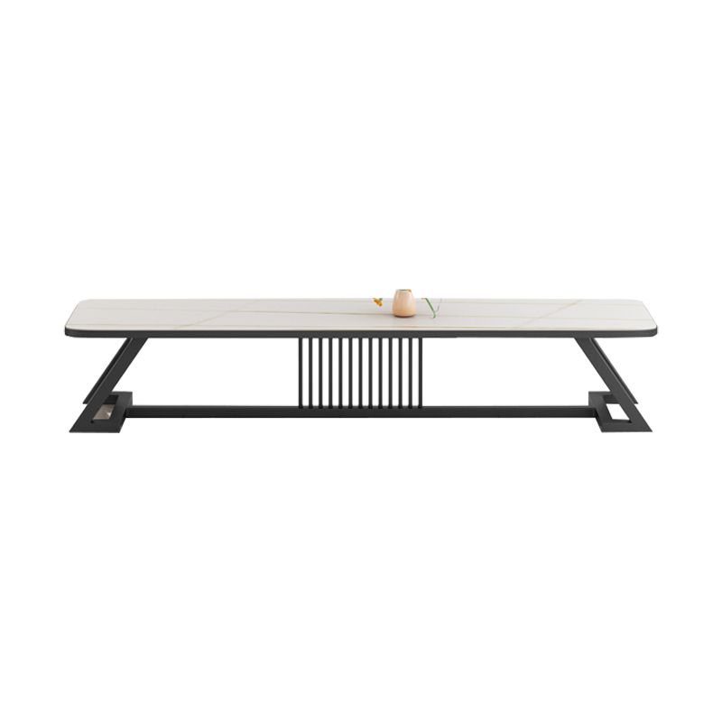 17,72"H tv-standaard moderne stijl witte tv-standaard console voor woonkamer
