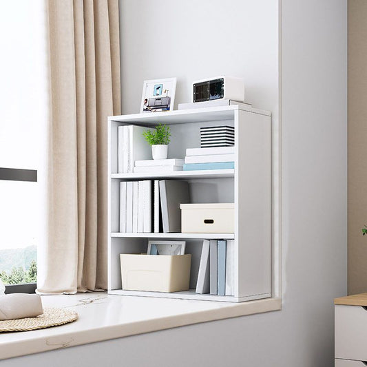 Engineer Wood Contemporary Bookshelf Closed Back Bookcase for Home Office