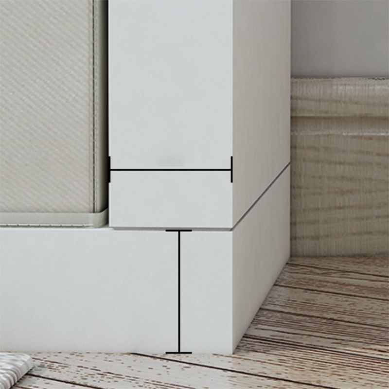 Estantería de madera de ingeniería moderna estantería estándar abierta (cajones no incluidos)