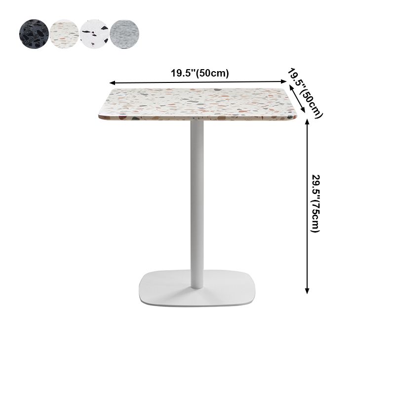 Metal Industrial Square Dining Table Cement Table for Kitchen and Dining Room Clearhalo ' dining_table' 'Dining Tables & Seating' 'Dining Tables' 'furn' 'furn_dining_table' 'Furniture' 'furniture_dining_table' 'Kitchen & Dining Furniture' 'kitchen&dining_furn' 'kitchen' 'kitchen_dining_table' 1200x1200_04d28ff0-8676-4181-b8ce-99a65faa78aa