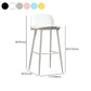 Nordic Armless Backrest Counter Stool Iron Cafe Bar Stool with Acrylic Seat Clearhalo 'Bar Furniture' 'Bar Stools' 'bar_stools' 'furn' 'furn_bar_stools' 'Furniture' 'furniture_bar_stools' 'Kitchen & Dining Furniture' 1200x1200_04d37b34-3ae9-4c29-9ff7-32a6bf20f528