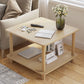 Scandinavian Wood End Table 4 Legs Sofa Side End Table with Shelf Clearhalo 'Coffee & Accent Tables' 'End & Side Tables' 'end_side_tables' 'furn' 'furn_end_side_tables' 'Furniture' 'Living Room Furniture' 1200x1200_04d39086-c12c-41d4-84d5-feda9f98b33b