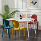 Plastic Modern Chair 16.1" Wide King Louis Back Side Chair Set