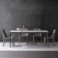 Stone Top Dining Table Contemporary Dining Table with 4 Black Legs Clearhalo 'Dining Tables & Seating' 'Dining Tables' 'dining_table' 'furn' 'furn_dining_table' 'Furniture' 'furniture_dining_table' 'Kitchen & Dining Furniture' 'kitchen' 'kitchen_dining_table' 1200x1200_04d6b9ec-4437-482d-9d56-633eebc1c027