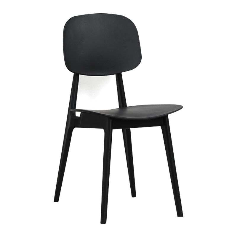 Nordic Style Open Back Dining Side Chair for Home Plastic Dining Armless Chairs Clearhalo 'Dining Chairs' 'Dining Tables & Seating' 'dining_chair' 'furn' 'furn_dining_chair' 'Furniture' 'furniture_dining_chair' 'Kitchen & Dining Furniture' 1200x1200_04d721d4-5b98-4839-8f24-ebaa2730eb75