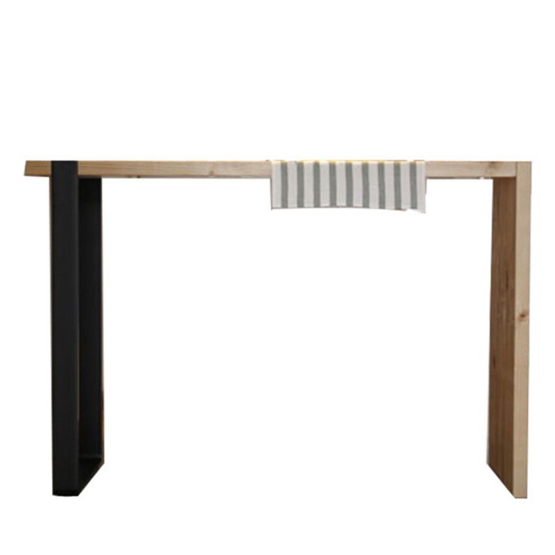 Rectangle Pine Wood Counter Table Contemporary Bar Table for Dining Room Clearhalo 'Bar Furniture' 'Bar Tables' 'bar_tables' 'furn' 'furn_bar_tables' 'Furniture' 'Kitchen & Dining Furniture' 1200x1200_04d8a549-baa0-445a-9aea-eec967e8efd2