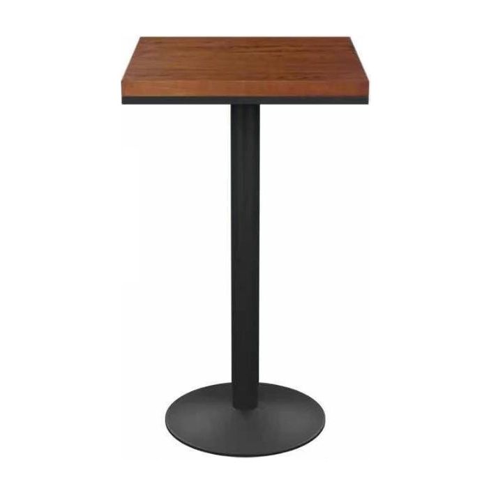 Industrial Bar Table Dining Table with Pedestal Base for Kitchen Living Room Clearhalo 'Bar Furniture' 'Bar Tables' 'bar_tables' 'furn' 'furn_bar_tables' 'Furniture' 'Kitchen & Dining Furniture' 1200x1200_04d968d1-c601-40d9-9008-61b3af6b3836