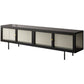 Home Metal TV Console Industrial Rectangle TV Cabinet with Glass Doors Clearhalo 'furn' 'furn_tv_stands_entertainment_centers' 'Furniture' 'Living Room Furniture' 'TV Stands & Entertainment Centers' 'TV Stands & Media Storage Furniture' 'tv_stands_entertainment_centers' 1200x1200_04dd3c42-0023-4a32-b0c3-7fdc07bb7a92
