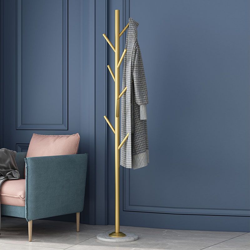 Luxuriöser Katastack 8 -Kleiderhaken Marmorboden Metalltrack für Schlafzimmer