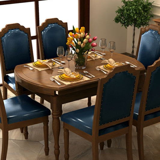 Juego de mesa de comedor y silla de mesa de 7 piezas