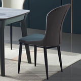 Sillas de comedor de beige y azul