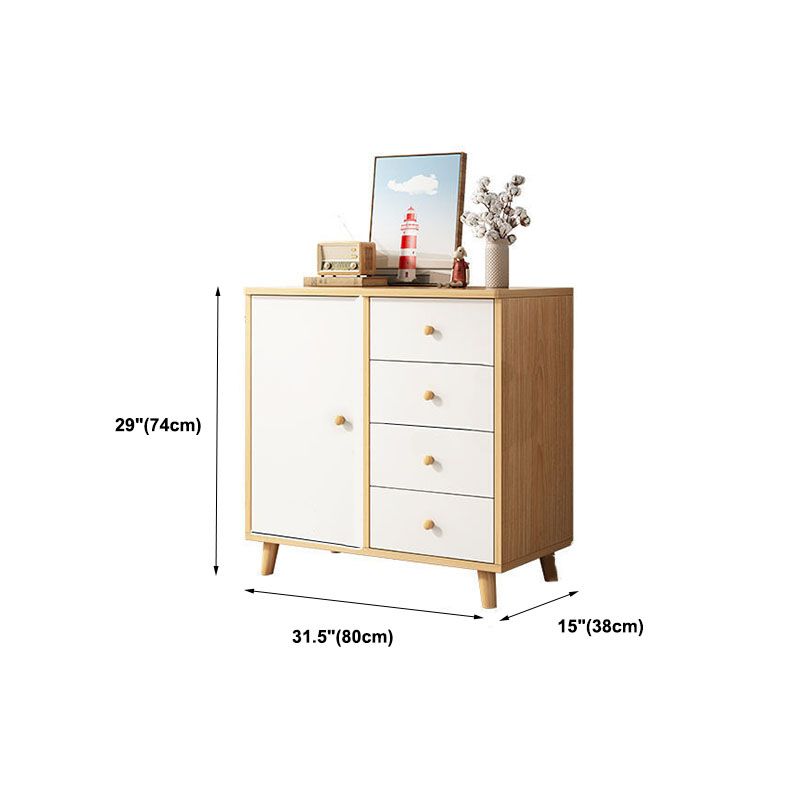 15" D Wooden Dresser Modern Style Storage Chest with Drawers and Doors Clearhalo 'Bedroom Furniture' 'Dressers & Chests' 'dressers_chests' 'furn' 'furn_dressers_chests' 'Furniture' 1200x1200_04e4bea7-ac36-4f15-be12-5a860eab8572