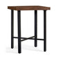 Brown Solid Wood Pub Table Square Bar Height Cocktail Table with Footrest Clearhalo 'Bar Furniture' 'Bar Tables' 'bar_tables' 'furn' 'furn_bar_tables' 'Furniture' 'Kitchen & Dining Furniture' 1200x1200_04e656d7-8192-40b5-b4cd-a98169132df4