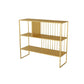 Modern Style Etagere Bookcase Open Back Metal Bookshelf for Home Clearhalo 'Bookcases' 'furn' 'furn_bookcases' 'Furniture' 'furniture_bookcases' 'Office Furniture' 1200x1200_04e680db-a36c-4bf2-bd6a-56d1f47450d7