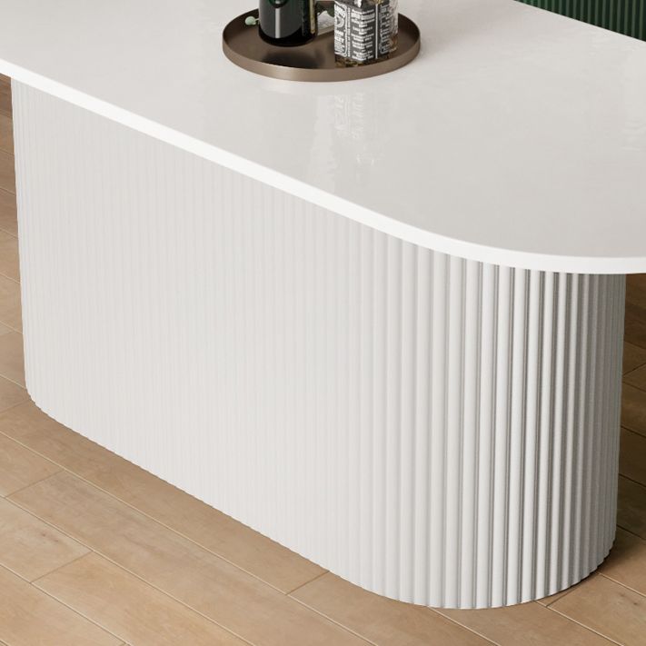 Contemporary Wood Standard Dining Table Oval Shape Kitchen Dining Table with Pedestal Base Clearhalo ' dining_table' 'Dining Tables & Seating' 'Dining Tables' 'furn' 'furn_dining_table' 'Furniture' 'furniture_dining_table' 'Kitchen & Dining Furniture' 'kitchen&dining_furn' 'kitchen' 'kitchen_dining_table' 1200x1200_04eddf5a-1e1c-4b9d-8b84-76add771ea89