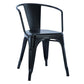 Industrial Dining Arm Chair Slat Back Side Chair with 4 Metal Legs for Home Use Clearhalo ' kitchen&dining_furn' 'Dining Chairs' 'Dining Tables & Seating' 'dining_chair' 'furn' 'furn_dining_chair' 'Furniture' 'furniture_dining_chair' 'Kitchen & Dining Furniture' 'kitchen' 1200x1200_04ee6f9f-1007-4343-8dcd-62ed2105477f