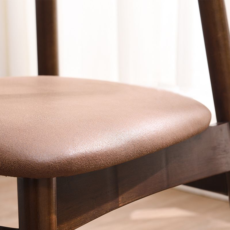 Contemporary Wood Indoor Open Back Side Chair of 18'' Wide Dining Chair Clearhalo ' kitchen&dining_furn' 'Dining Chairs' 'Dining Tables & Seating' 'dining_chair' 'furn' 'furn_dining_chair' 'Furniture' 'furniture_dining_chair' 'Kitchen & Dining Furniture' 'kitchen' 1200x1200_04ee7e4f-1de3-496b-bbd7-4eb8258d58c0