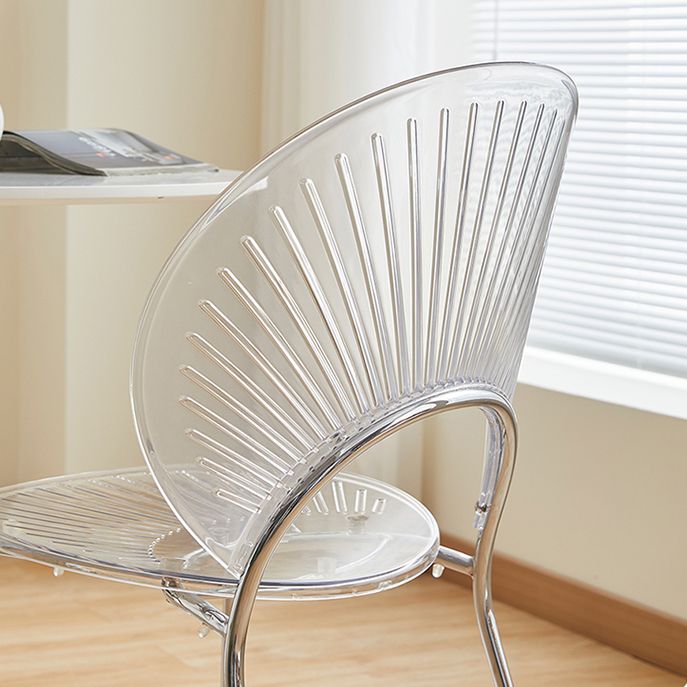 Open Back Dining Side Chair Contemporary Dining Armless Chair Clearhalo 'Dining Chairs' 'Dining Tables & Seating' 'dining_chair' 'furn' 'furn_dining_chair' 'Furniture' 'Kitchen & Dining Furniture' 1200x1200_04ef63eb-b6e9-4f2f-bbcd-fb7ef56e8652