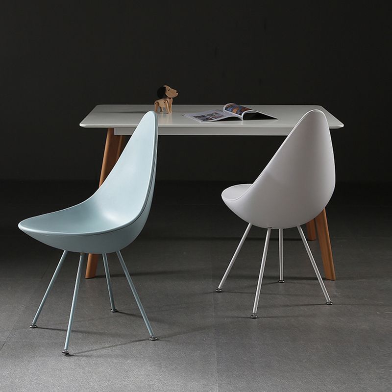 Industrial Style Armless Side Chairs Plastic Solid Back Side Chair for Home Clearhalo ' kitchen&dining_furn' 'Dining Chairs' 'Dining Tables & Seating' 'dining_chair' 'furn' 'furn_dining_chair' 'Furniture' 'furniture_dining_chair' 'Kitchen & Dining Furniture' 'kitchen' 1200x1200_04f09fbf-cf15-445f-b997-7e4e2f4eb08b