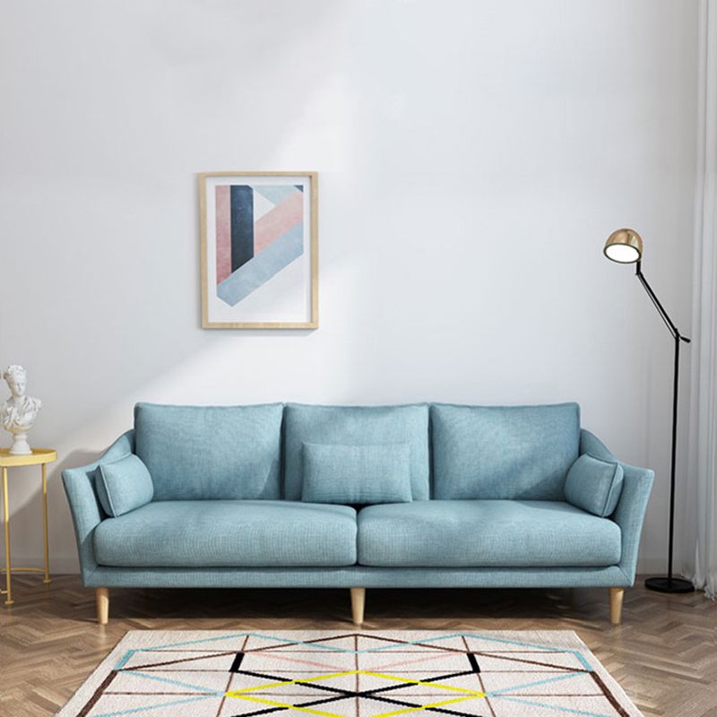 Pure Color Sofa Charles Of London Sofa for Room and Dining Room Clearhalo 'furn' 'furn_sofas' 'Furniture' 'furniture_sofas' 'kitchen' 'kitchen_sofas' 'Living Room Furniture' 'Sofa' 'sofas' 1200x1200_04f0a357-ef0b-412b-980c-3c79deb75656