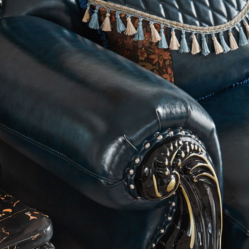 Traditional Leather Sofa Tufted Split-Back Seating Flared Arm Clearhalo 'furn' 'furn_sofas' 'Furniture' 'Living Room Furniture' 'Sofa' 'sofas' 1200x1200_04f16f85-48ba-49e5-bba1-db2c461fa04b