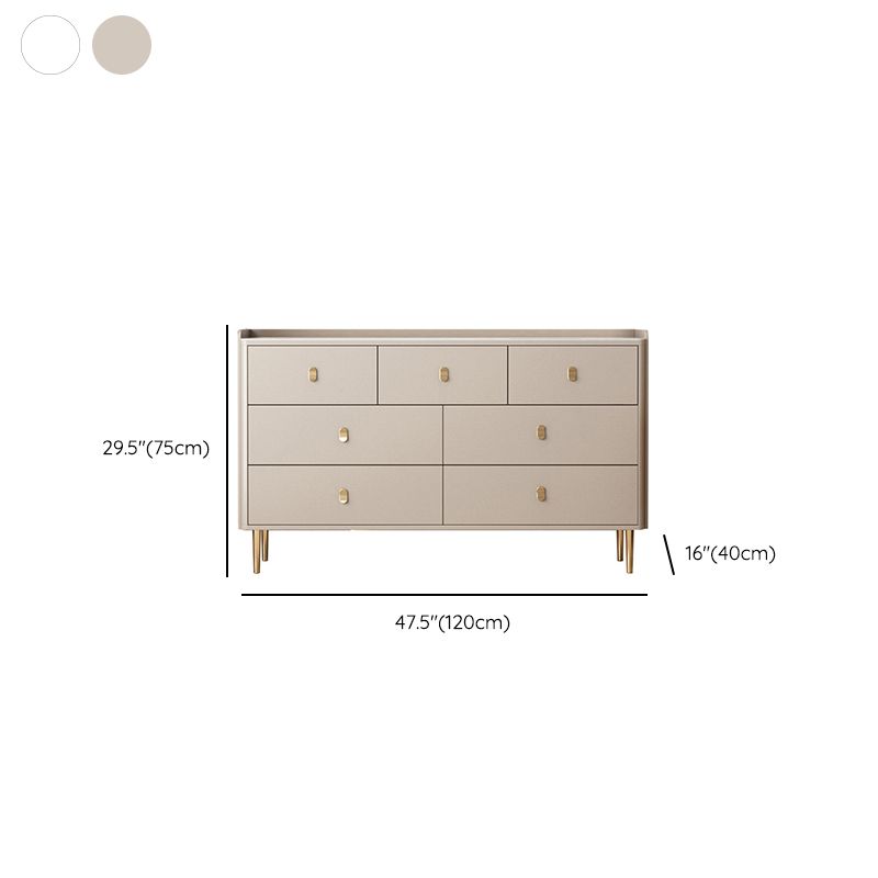 15,6-inch W opbergkist Klassiek Glam Stone opbergkistcommode