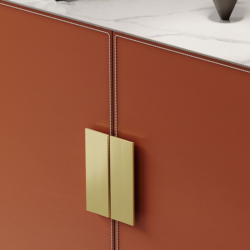 Orange Cabinet Standard 33.46" Tall Accent Cabinet with Doors Clearhalo 'Cabinets & Chests' 'cabinets_chests' 'furn' 'furn_cabinets_chests' 'Furniture' 'Living Room Furniture' 1200x1200_04fb1366-a5ce-4842-9d58-20e1fb416afc