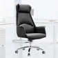 Modern Style Task Chair Leather Office Chair with Fixed Arms Clearhalo 'furn' 'furn_office_chair' 'Furniture' 'Office Chairs' 'Office Furniture' 'office_chair' 1200x1200_04fbfc3e-0cc2-4e9c-bd65-df416237ddb4
