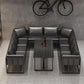 Industrial Sintered Stone Dinner Room Kitchen Table Black Sled Table for Dining Room Clearhalo ' dining_table' 'Dining Tables & Seating' 'Dining Tables' 'furn' 'furn_dining_table' 'Furniture' 'furniture_dining_table' 'Kitchen & Dining Furniture' 'kitchen&dining_furn' 'kitchen' 'kitchen_dining_table' 1200x1200_04fd30ab-052e-4614-861c-e2ab2f5e77a7