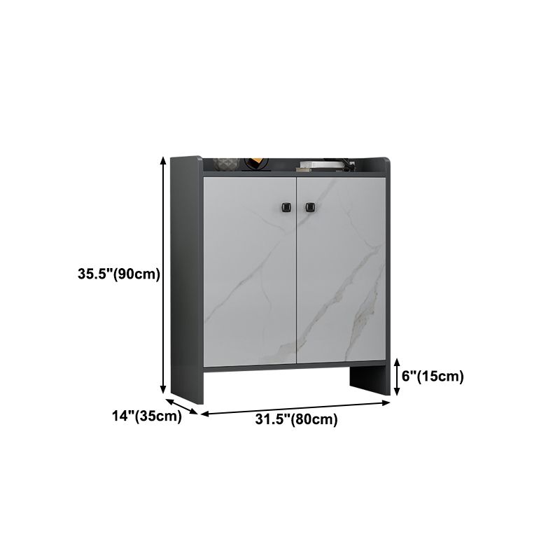 Sideboard Glam Sideboard in legno artificiale con porta per soggiorno