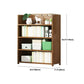 Modern Bamboo Shelf Bookcase Brown Closed Back Book Shelf for Study Room Clearhalo 'Bookcases' 'furn' 'furn_bookcases' 'Furniture' 'Office Furniture' 1200x1200_04fed426-ac39-408a-80d2-463fec4be1b8