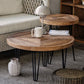Nordic Style Cocktail Table Brown Elm Wood Top Metal Base Round/square Coffee Table Clearhalo 'Coffee & Accent Tables' 'Coffee Tables' 'coffee_tables' 'furn' 'furn_coffee_tables' 'Furniture' 'furniture_coffee_tables' 'Living Room Furniture' 1200x1200_04ff022c-71d4-40d1-8272-bf0853276060