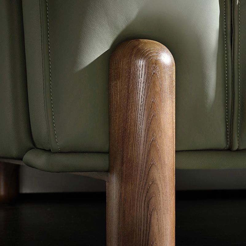 Cuscini verdi della foresta vintage a braccio quadrato salotto