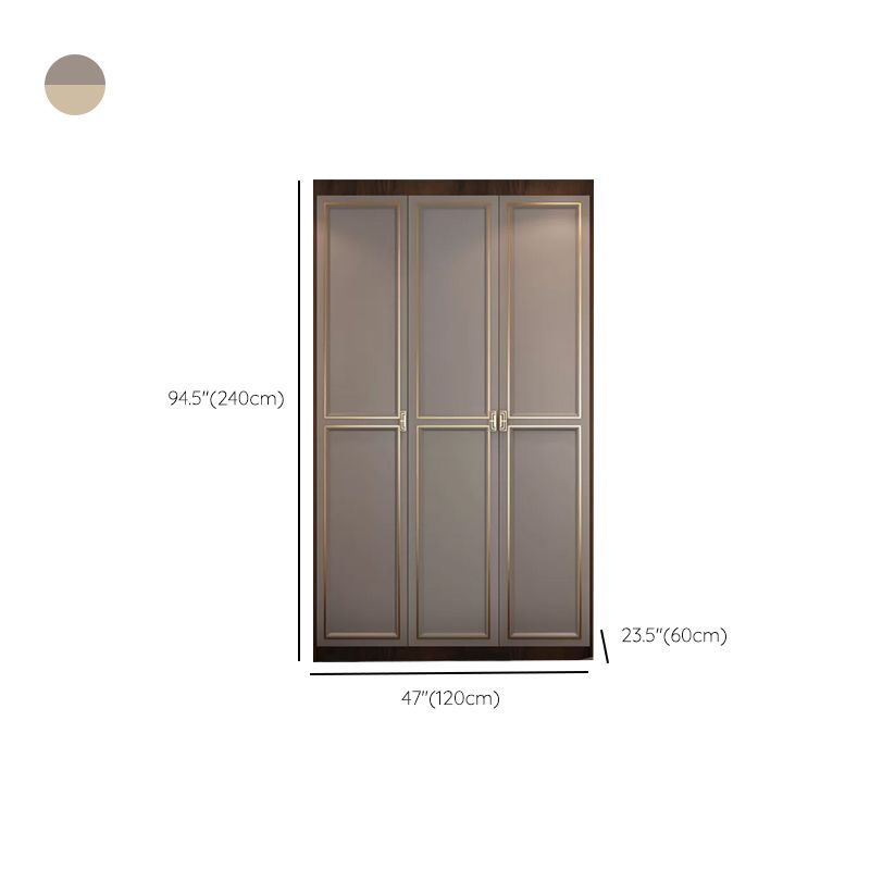 Armoire autoportante moderne Armoire de garde-robe en bois d'origine