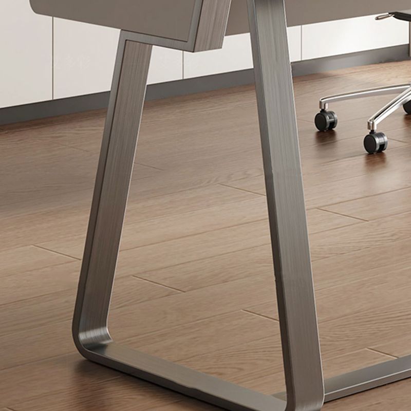 Rectangle Stone Top Office Desk Metal Base Industrial Writing Desk for Office Clearhalo 'furn' 'furn_office_desk' 'Furniture' 'Office Desks' 'Office Furniture' 'office_desk' 1200x1200_0500961a-bdc7-4255-824e-a6352e6fd2ed