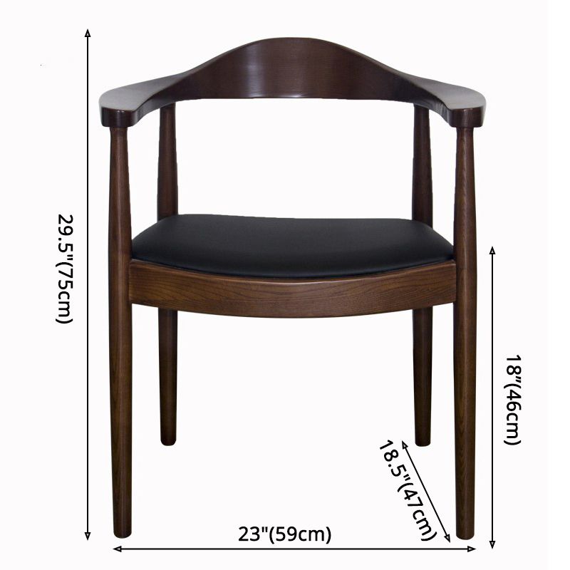 Scandinavian Style Wood Dining Chairs Open Back Dining Side Chair Home Side Chair Clearhalo ' kitchen&dining_furn' 'Dining Chairs' 'Dining Tables & Seating' 'dining_chair' 'furn' 'furn_dining_chair' 'Furniture' 'furniture_dining_chair' 'Kitchen & Dining Furniture' 'kitchen' 1200x1200_05051207-5d31-4b11-9068-5945a8eb88d6