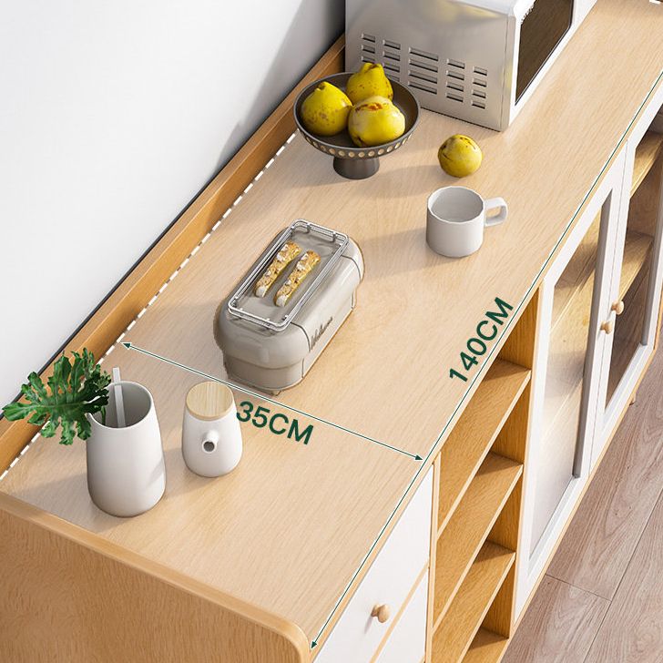 Scheda in legno ingegnerizzato in stile moderno con porta e cassetto