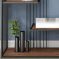 Metal Floor Home Vertical Shelf Bookcase Etagere Open Book Shelf with 6 Shelves