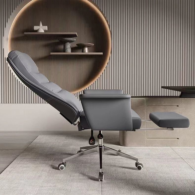 Modern Executive Chair Adjustable Back Height Office Chair with Wheels Clearhalo 'furn' 'furn_office_chair' 'Furniture' 'Office Chairs' 'Office Furniture' 'office_chair' 1200x1200_05081f41-5c69-4733-ad7d-f59fe6378e30