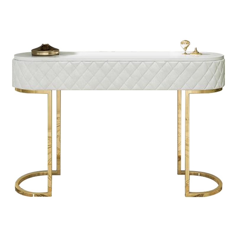 Tavolo console di marmo glam tavolo divano console in ferro dorato per sala