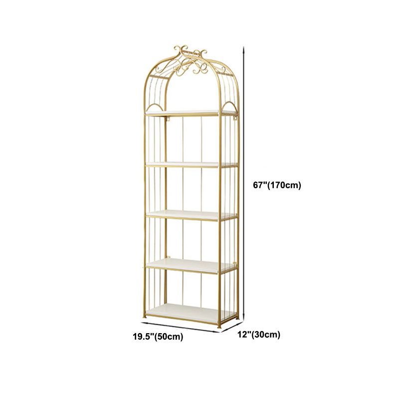 Metal Bookshelf Modern Etagere Bookcase Storage and Display Shelves Clearhalo 'Bookcases' 'furn' 'furn_bookcases' 'Furniture' 'Office Furniture' 1200x1200_050bd3e5-0470-4735-99ad-5364c2f2e219