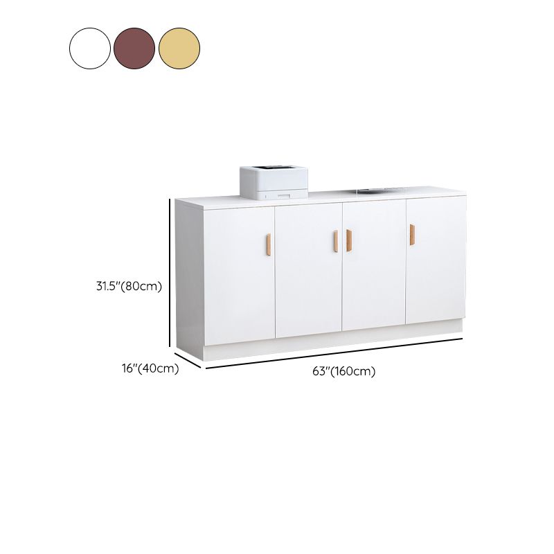 Moderno moderno mobile ingegnerizzato ingegneri di scaffalatura regolabile in legno con porte