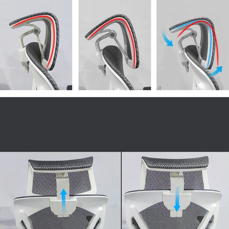Sedia da ufficio ergonomica girevole con schienale traspirante AirGrid