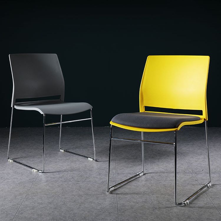 Modern Style Task Chair Plastic Armless Office Chair with Metal Legs Clearhalo 'furn' 'furn_office_chair' 'Furniture' 'furniture_office_chair' 'Office Chairs' 'Office Furniture' 'office_chair' 1200x1200_0515856e-04a0-4b53-9dbe-9af811c08a26