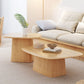 Modern Pedestal Cocktail Table Natural Color Coffee Table Set Clearhalo 'Coffee & Accent Tables' 'Coffee Tables' 'coffee_tables' 'furn' 'furn_coffee_tables' 'Furniture' 'Living Room Furniture' 1200x1200_0516bfed-ab4b-44b4-b31d-2dbdafda1ac5