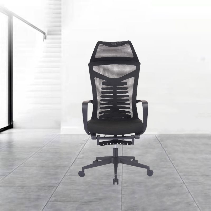 Mesh Office Desk Chair High Back Black Office Chair with Arms Contemporary Chair Clearhalo 'furn' 'furn_office_chair' 'Furniture' 'Office Chairs' 'Office Furniture' 'office_chair' 1200x1200_0519744c-702d-4775-916b-9599b8ec763f