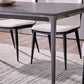 Simplicity Sintered Stone Dining Table Rectangular Table with Metallic Four-leg Clearhalo ' dining_table' 'Dining Tables & Seating' 'Dining Tables' 'Furniture' 'furniture_dining_table' 'Kitchen & Dining Furniture' 'kitchen&dining_furn' 'kitchen' 'kitchen_dining_table' 1200x1200_051aacd0-86a3-47f7-aa56-59acde311309
